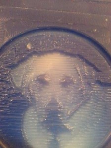machining a lithophane using V25 Mill Standard and BobART